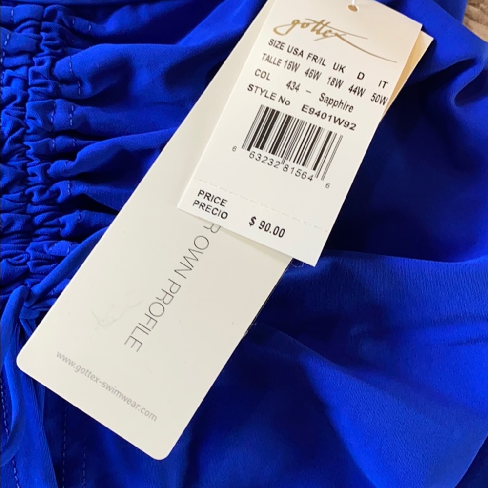 Flirty swim skirt😍royal blue in color😎 new! - Picture 4 of 7